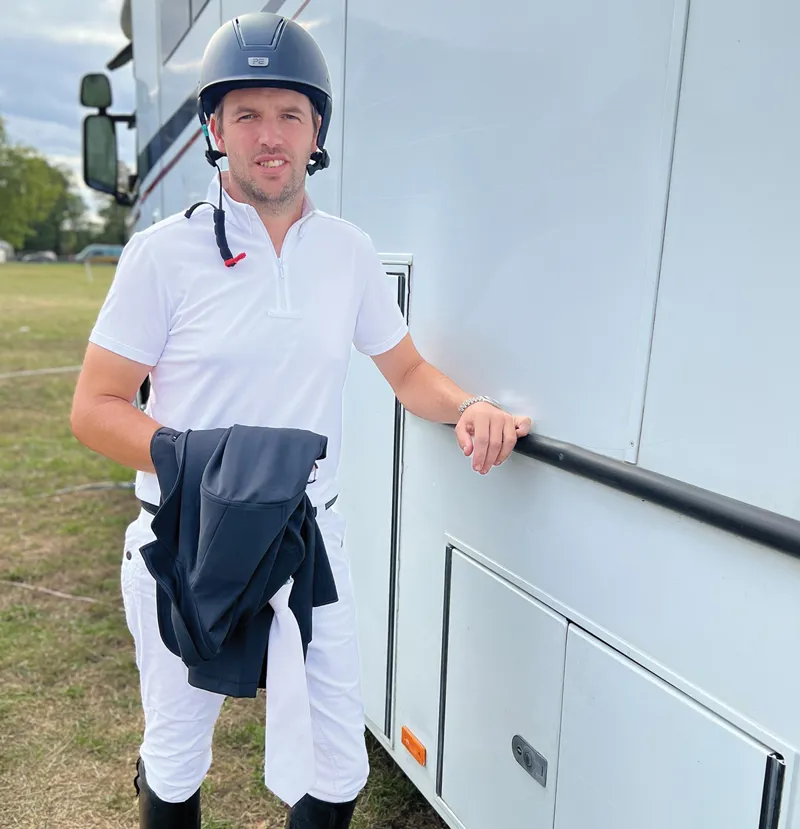 Equetech Elite Cool Mens Show Shirt - White-4