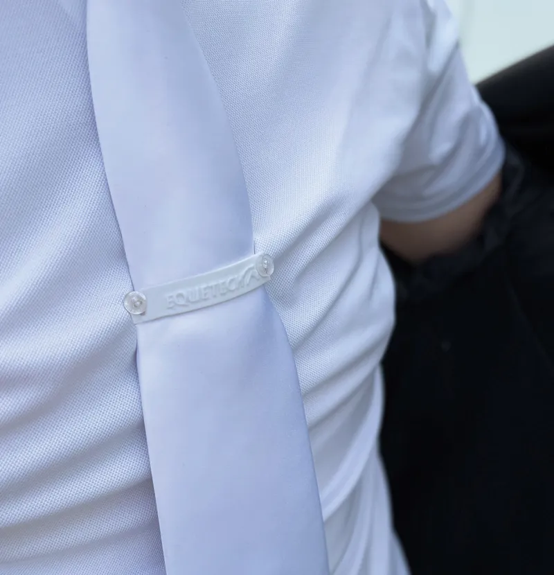 Equetech Elite Cool Mens Show Shirt - White-3