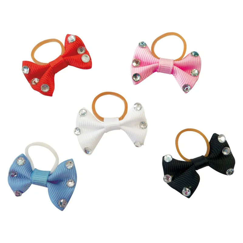 Equi-Theme Diamante Plaiting Bows - Various Colours