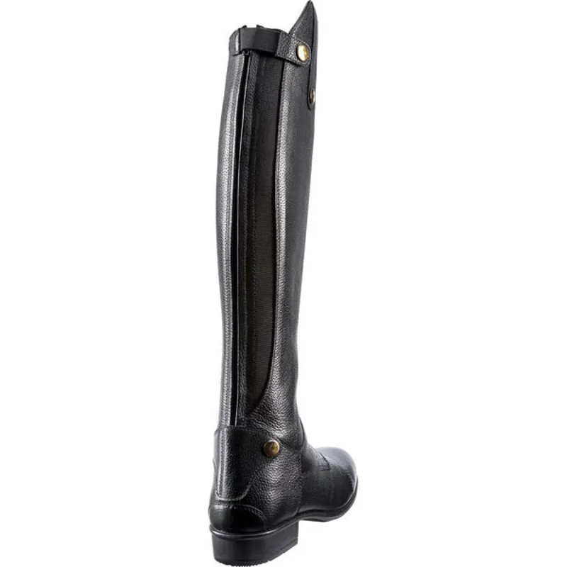Equi-Theme Primera Tall Grained Leather Competition Boots - Black-1