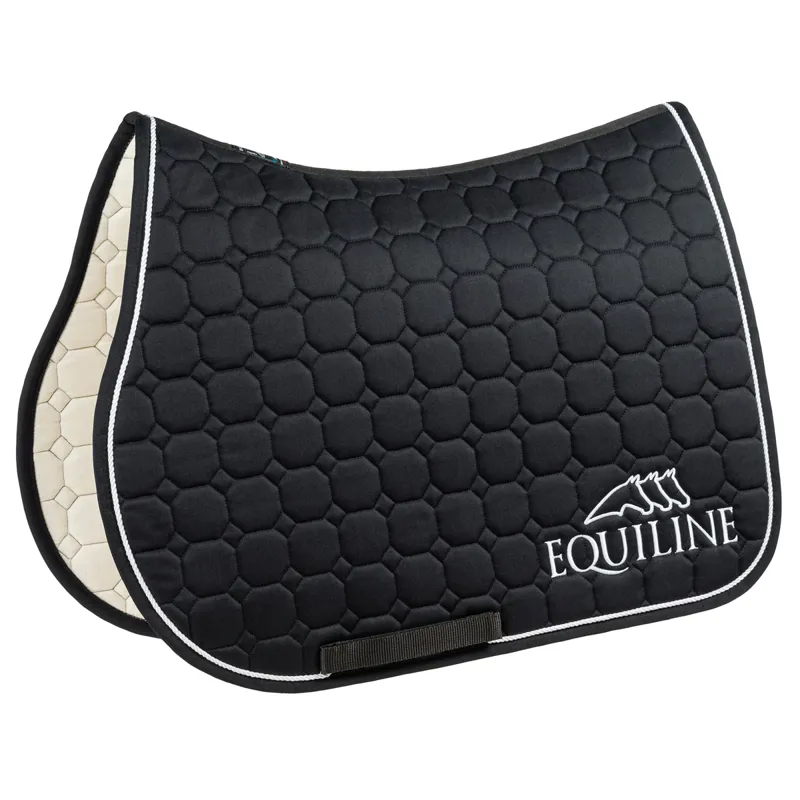 Equiline Outline Saddlecloth - Black