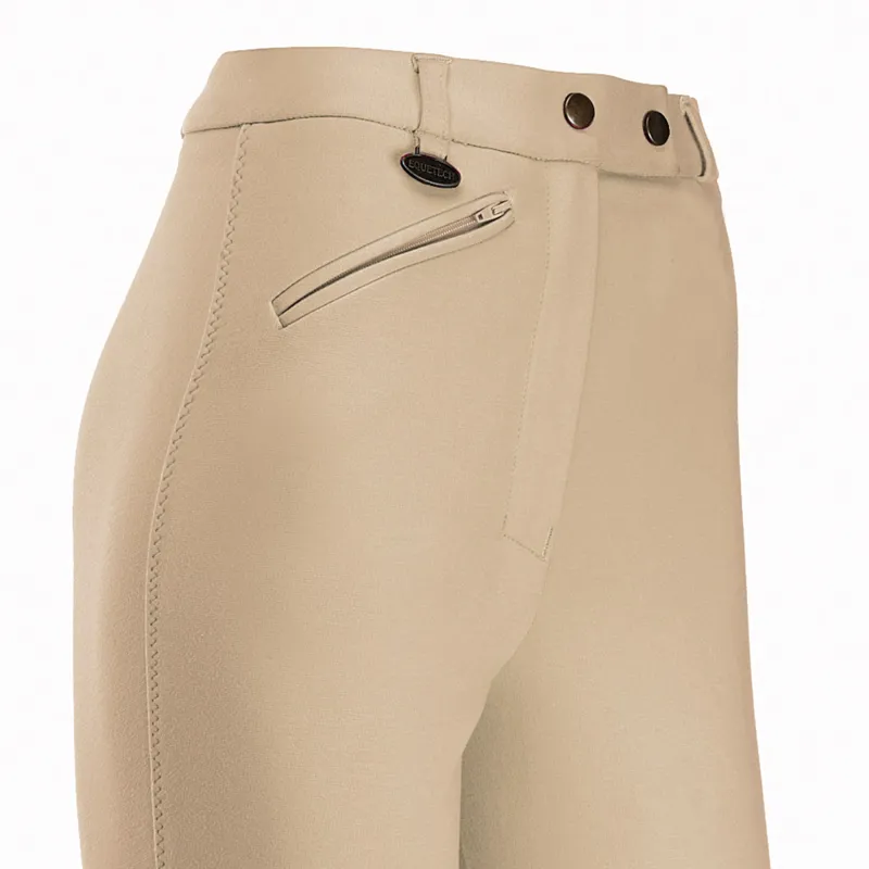Equetech Prima Knee Patch Junior Jodhpurs - Beige
