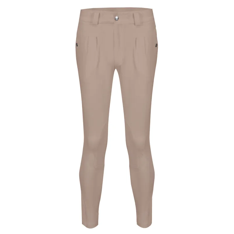 Equetech Kingham Knee Patch Mens Competition Breeches - Beige
