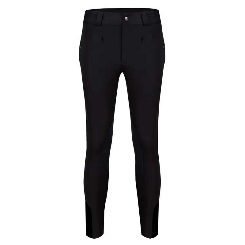 Equetech Kingham Knee Patch Mens Breeches - Black
