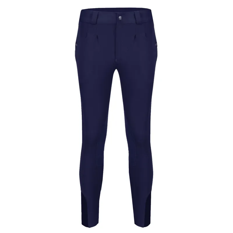Equetech Kingham Knee Patch Mens Breeches - Navy