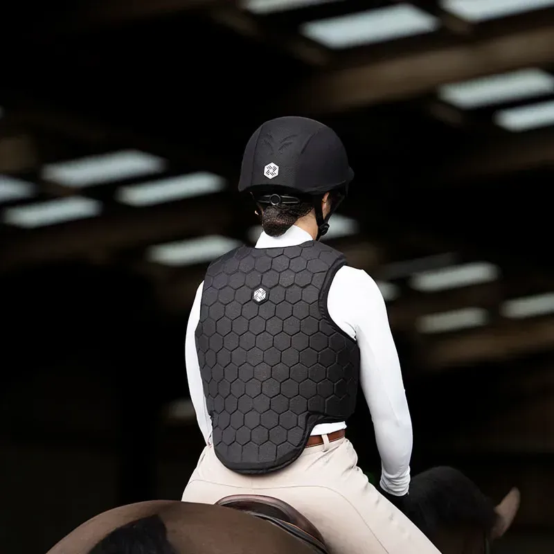 Charles Owen EQx Hexa Junior Body Protector - Black-2