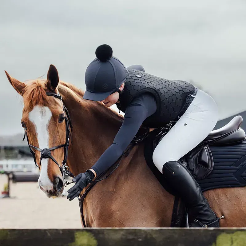 Charles Owen EQx Hexa Junior Body Protector - Black-8