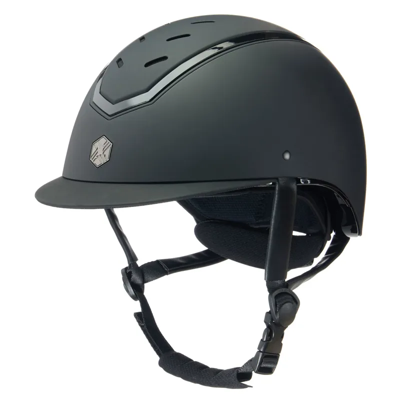 Charles Owen EQx Kylo Riding Hat - Black Matte/Black Gloss