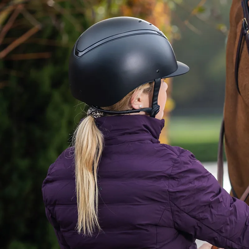 Charles Owen EQx Kylo Riding Hat - Black Matte/Black Gloss-6