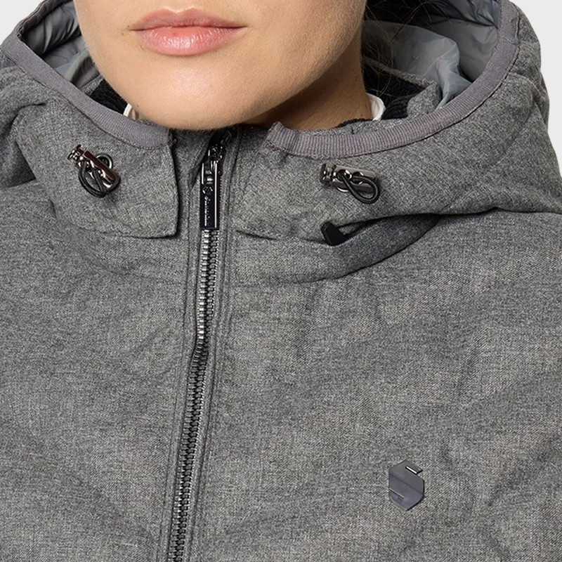 Samshield Courchevelwool Womens Quilted Jacket - Grey-2