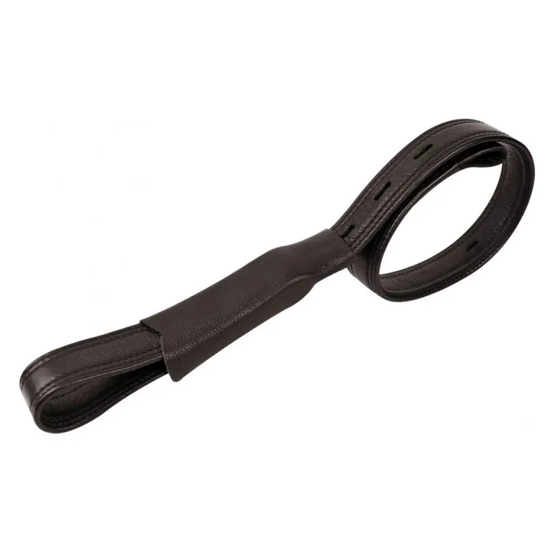 Eric Thomas Stirrup Leathers with Hook - Havana