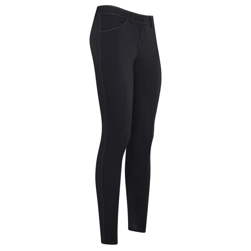 Euro-Star Arista Fashion Full Grip Ladies Breeches - Black/Gold