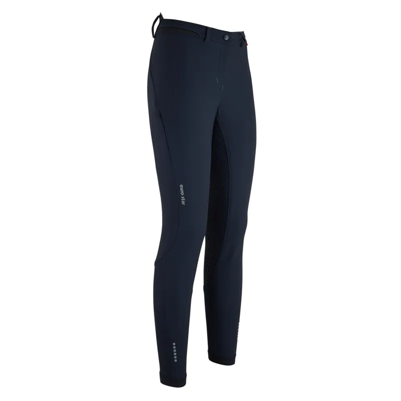 Euro-Star Equitation Queen Full Grip Ladies Breeches - Navy