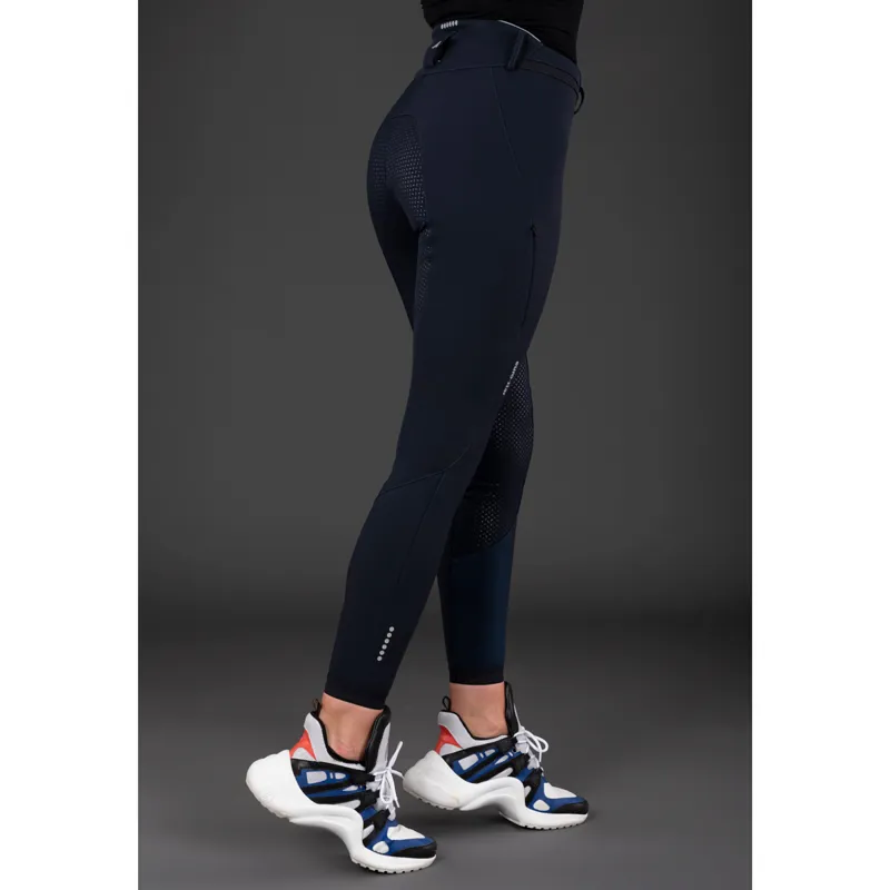 Euro-Star Equitation Queen Full Grip Ladies Breeches - Navy-5