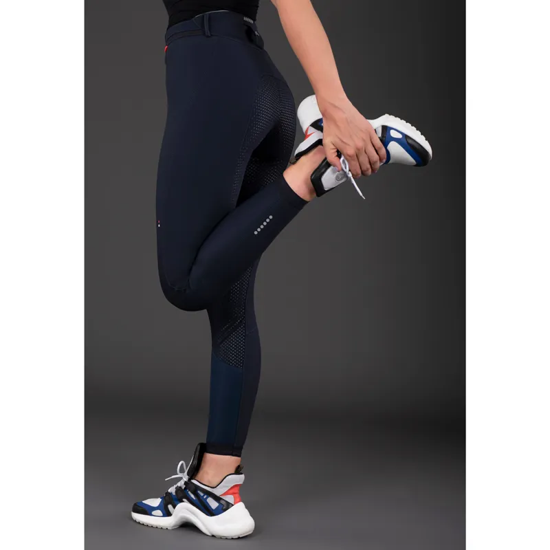 Euro-Star Equitation Queen Full Grip Ladies Breeches - Navy-6
