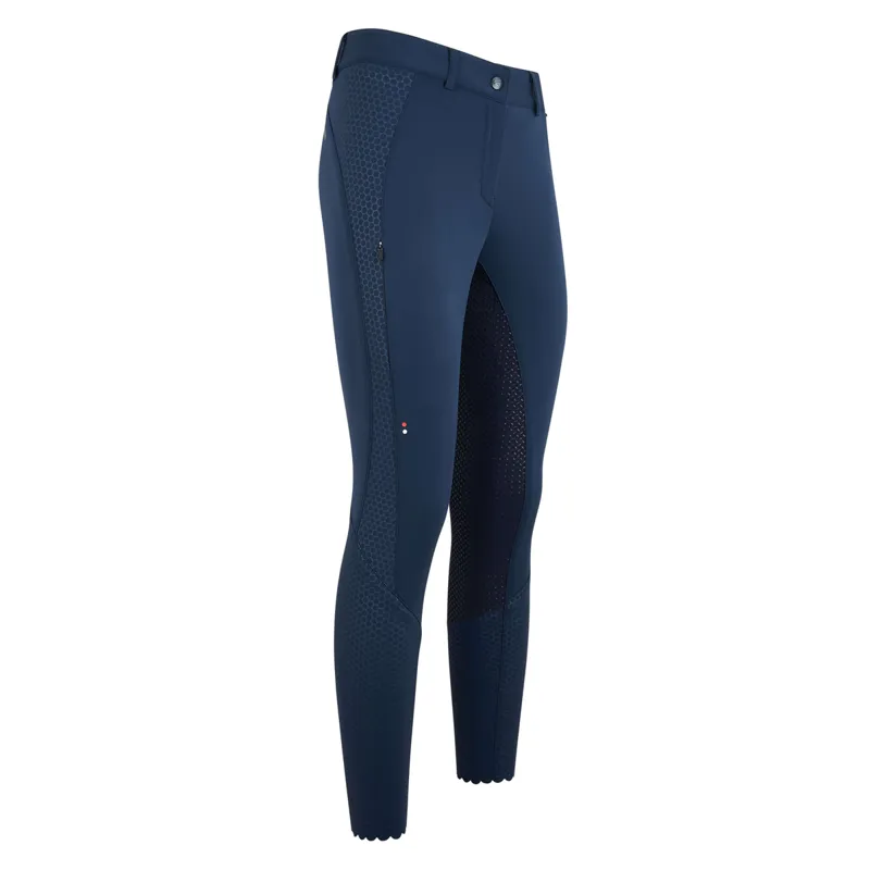 Euro-Star Sea Breeze Full Grip Ladies Breeches - Navy - UK18