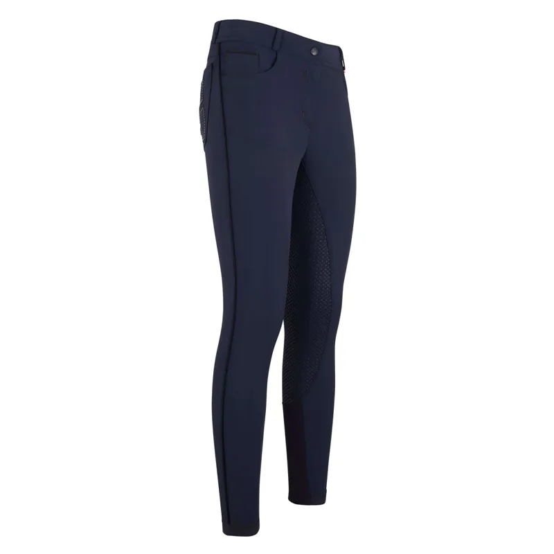 Euro-Star Indigo Diamond Full Grip Ladies Breeches - Navy-1
