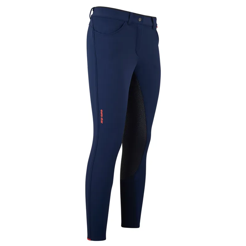 Euro-Star Fame 2.0 Full Grip Ladies Summer Breeches - Navy - UK16