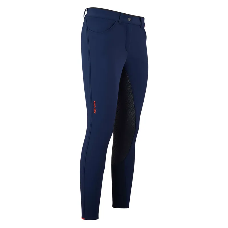 Euro-Star Fame 2.0 Full Grip Ladies Softshell Breeches - Navy - GER44