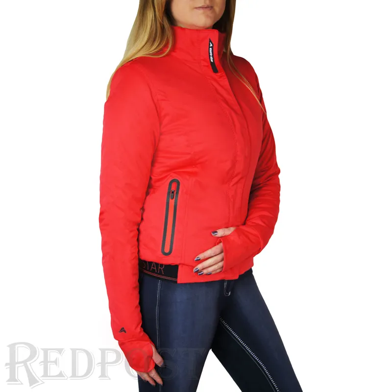 Euro-Star Keri Padded Softshell Ladies Jacket - Bittersweet-1