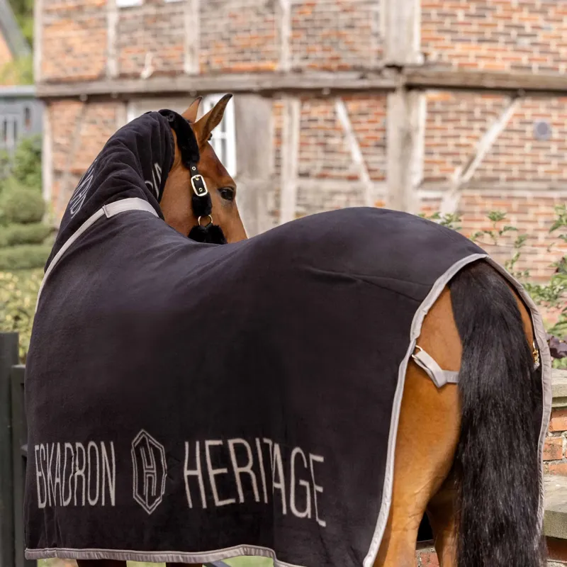 Eskadron Heritage Fleece Sweat Rug - Black-2