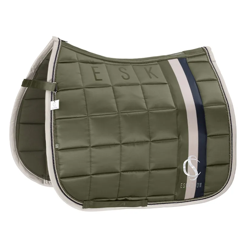 Eskadron Classic Sports Big Square Dressage Saddlecloth - Dusty Olive