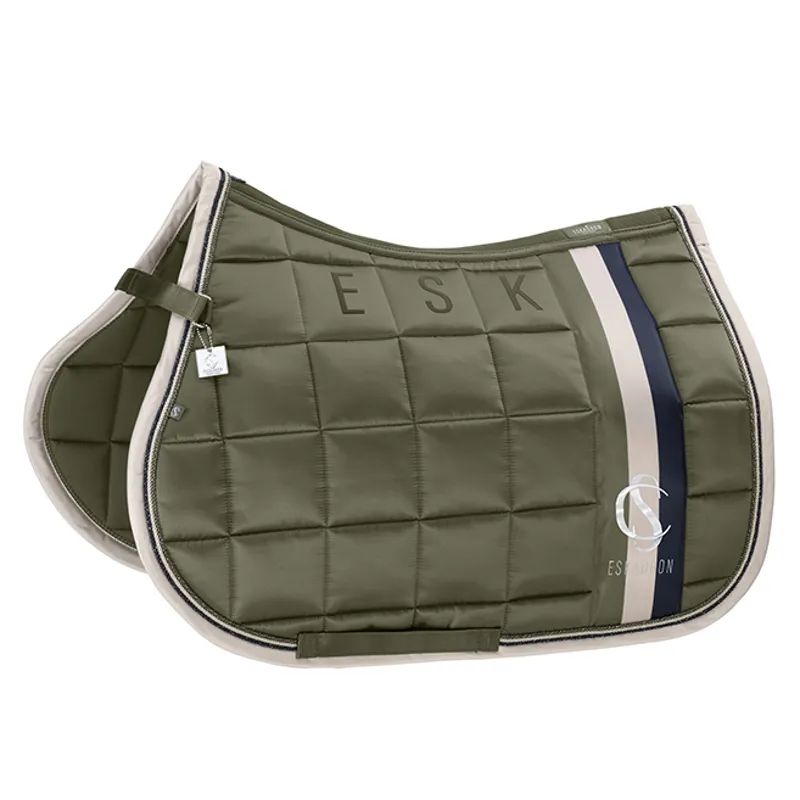 Eskadron Classic Sports Big Square GP Saddlecloth - Dusty Olive