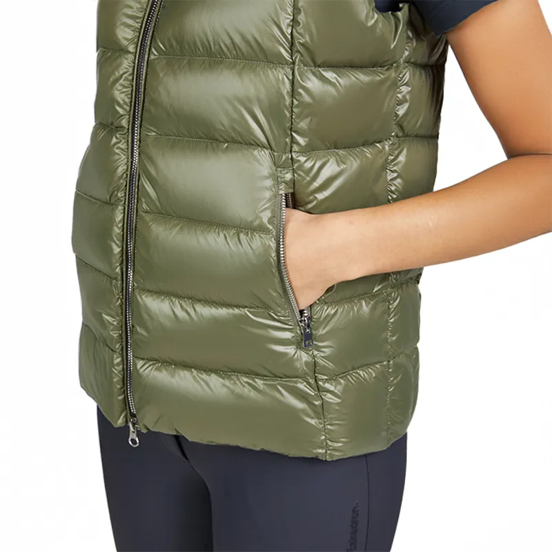 Eskadron Classic Sports Ladies Quilted Gilet - Dusty Olive-4