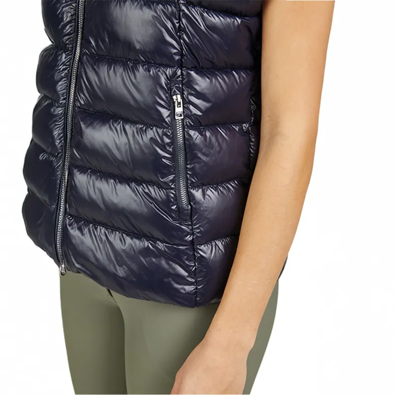 Eskadron Classic Sports Ladies Quilted Gilet - Navy-4