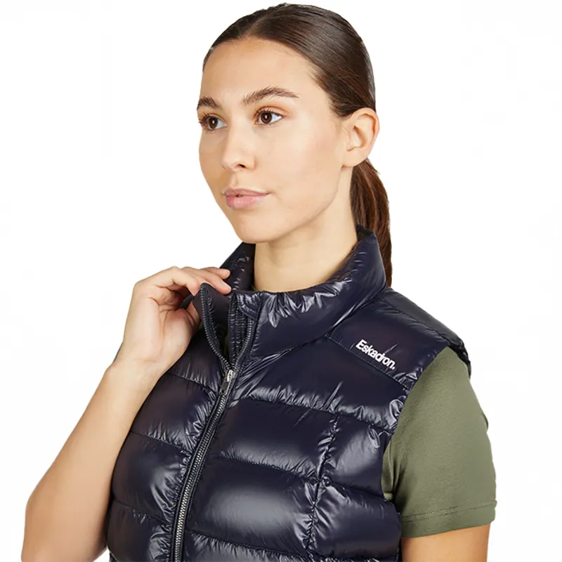Eskadron Classic Sports Ladies Quilted Gilet - Navy-5
