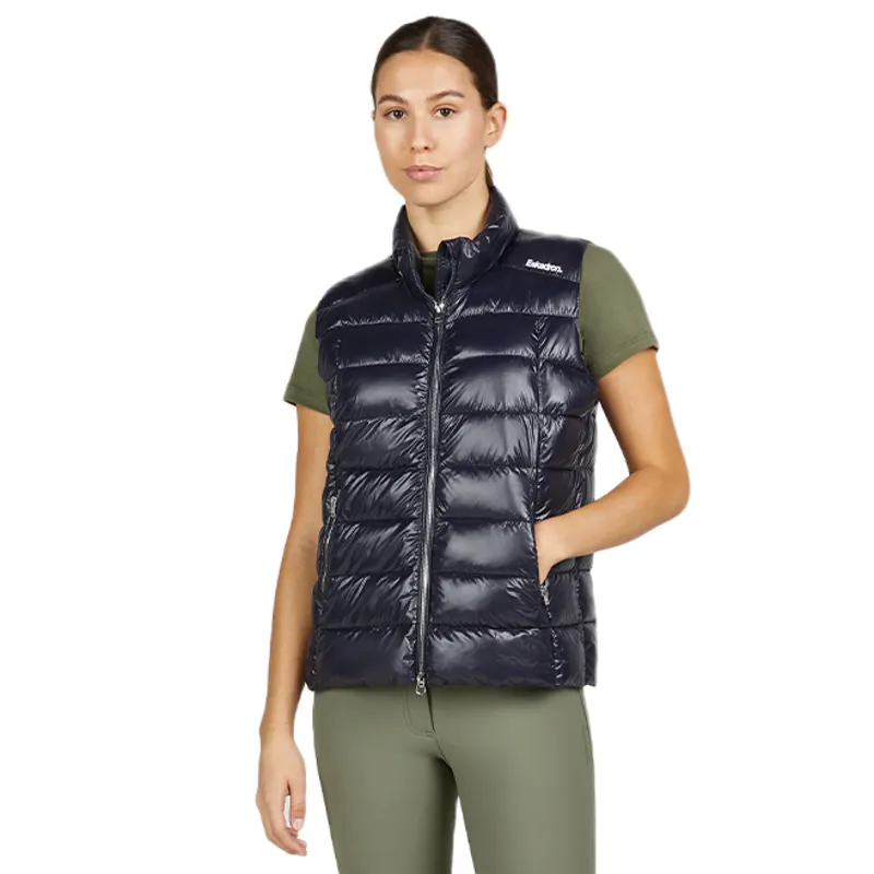 Eskadron Classic Sports Ladies Quilted Gilet - Navy-1