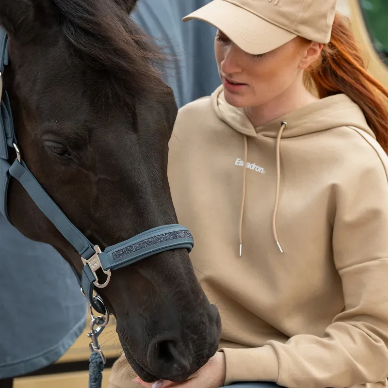 Eskadron Classic Sports Double Pin Softshell Jewel Headcollar - Ocean-2