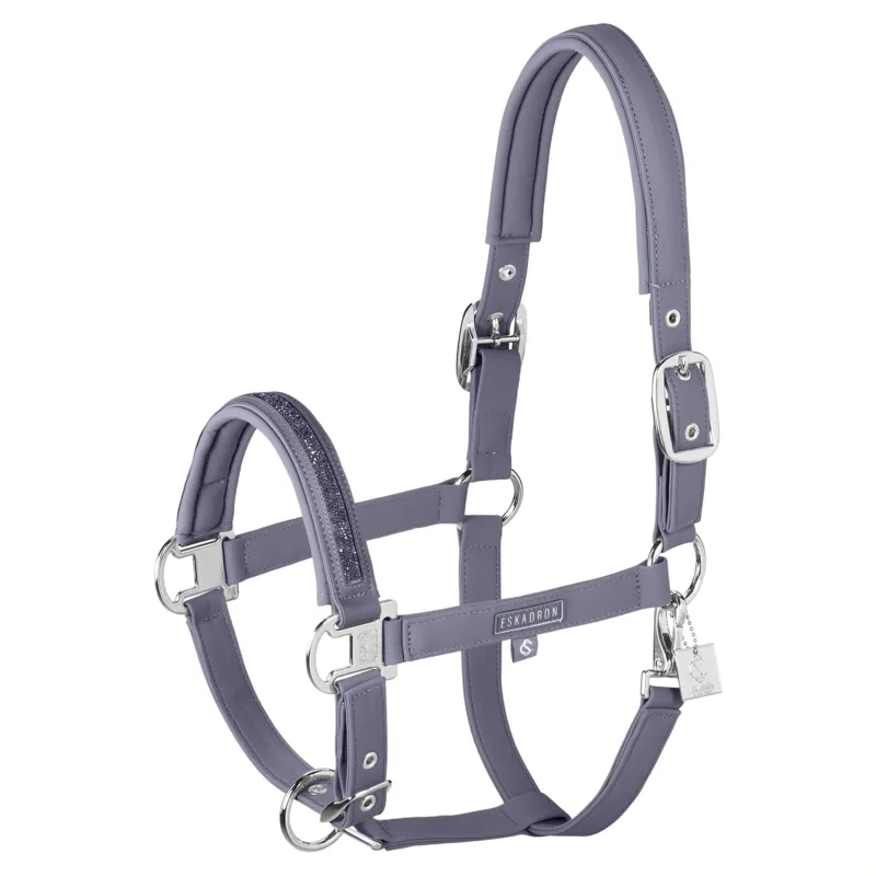 Eskadron Classic Sports Double Pin Softshell Jewel Headcollar - Orchid