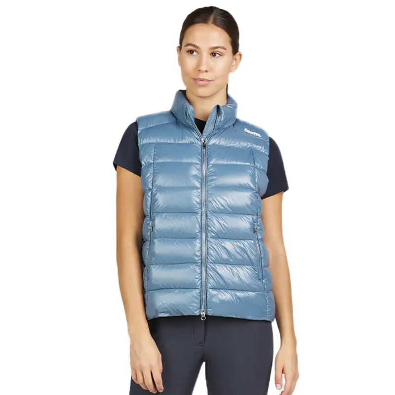 Eskadron Classic Sports Ladies Quilted Gilet - Steel Blue
