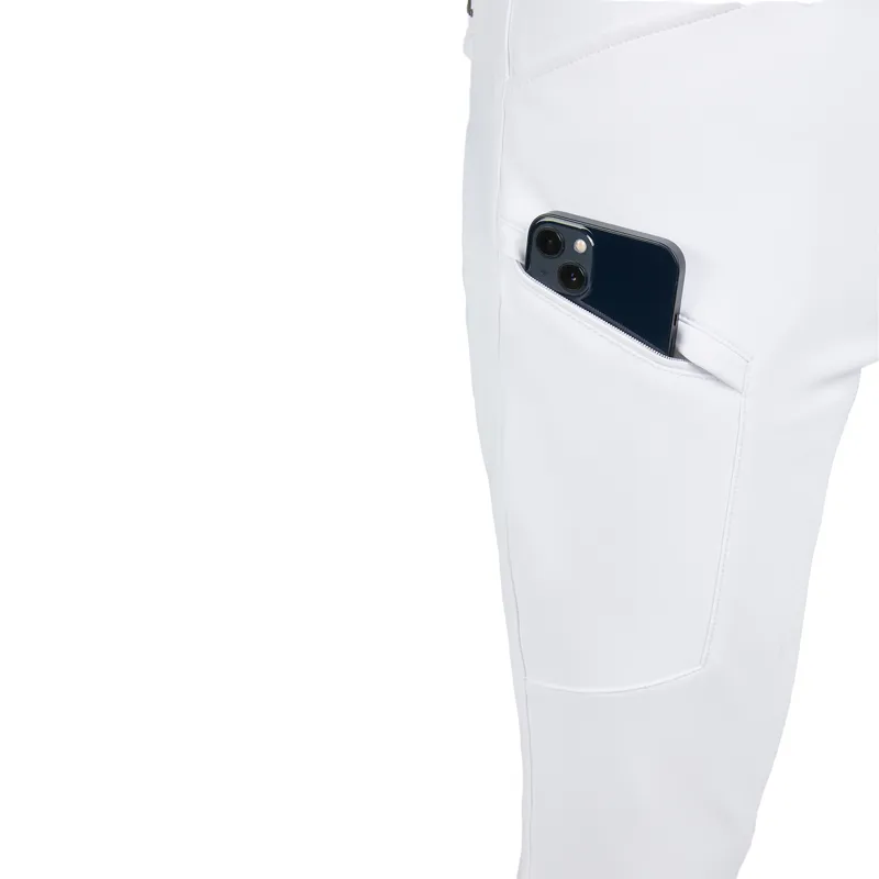 Eskadron Core Full Grip Mens Competition Breeches - White-5
