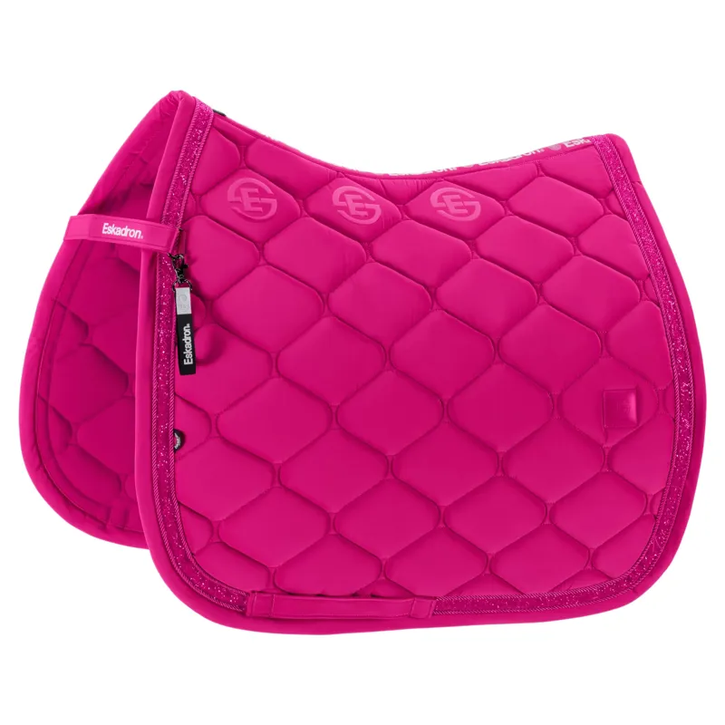 Eskadron Dynamic Silk Jewel Dressage Saddlecloth - Lipstick Pre-Order