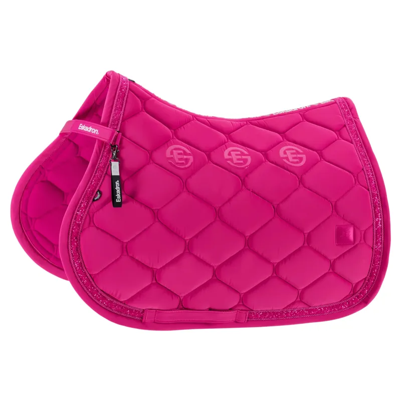Eskadron Dynamic Silk Jewel Jump Saddlecloth - Lipstick Pre-Order