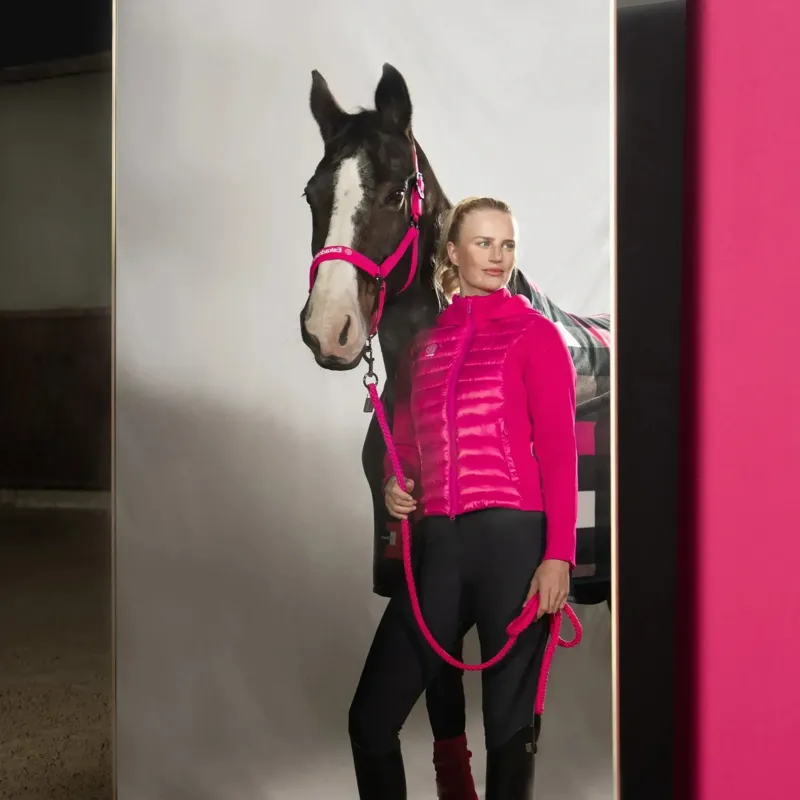 Eskadron Dynamic Softshell Double Pin Headcollar - Lipstick Pre-Order-1