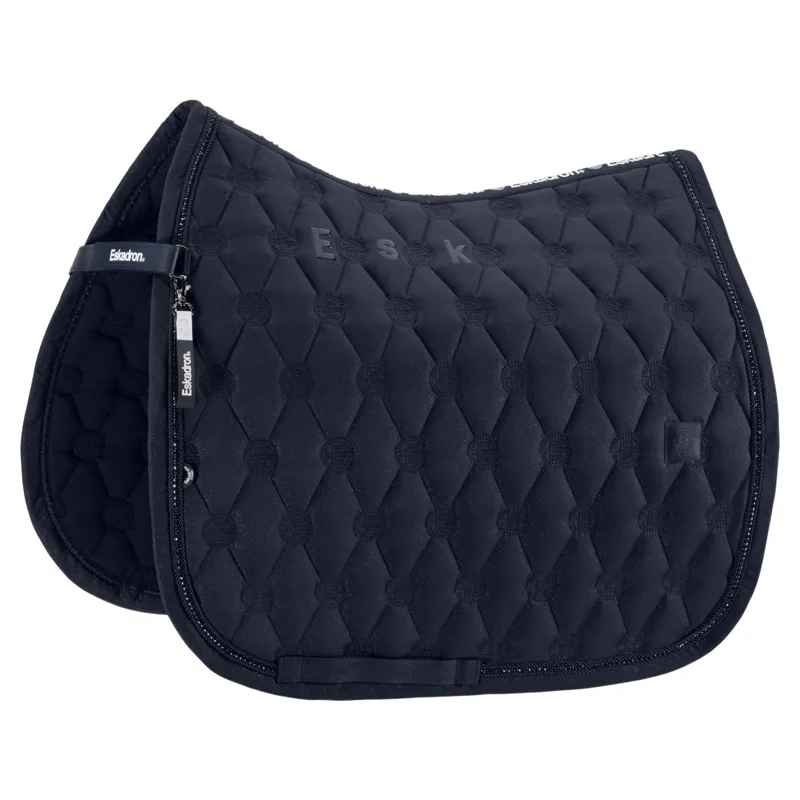 Eskadron Dynamic Sparkle Crystal Dressage Saddlecloth - Navy
