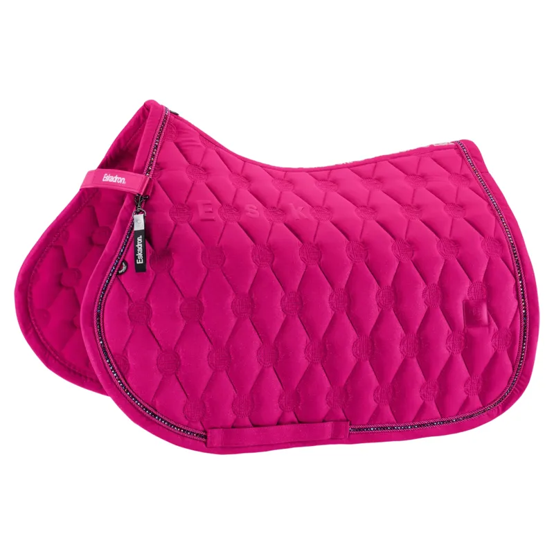 Eskadron Dynamic Sparkle Crystal Jump Saddlecloth - Lipstick