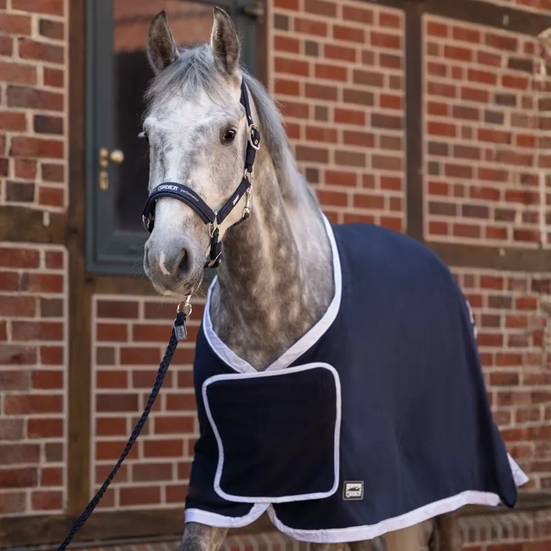 Eskadron Fleece Show Rug - Navy/White-2