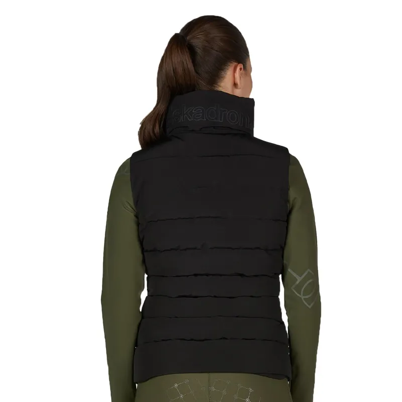 Eskadron Heritage Womens Quilted Gilet - Black-1