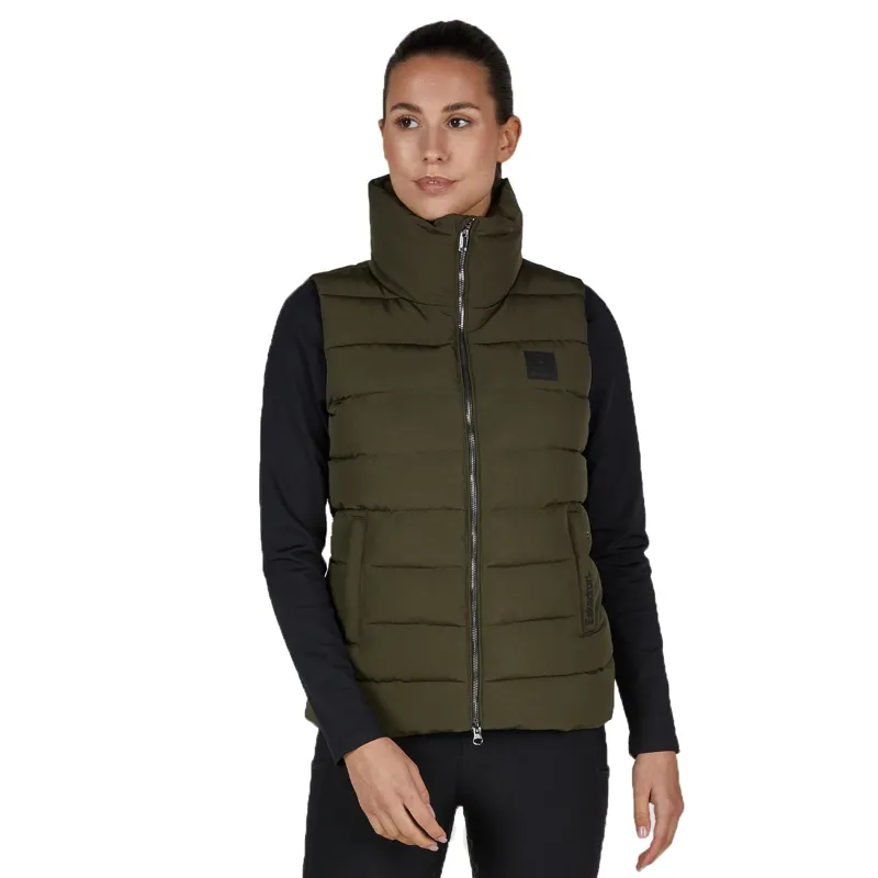 Eskadron Heritage Womens Quilted Gilet - Deep Moss
