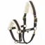 Eskadron Heritage Faux Leather Jewel Fur Headcollar - Black Truffle