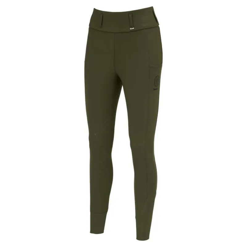 Eskadron Heritage Pro Full Grip Womens Riding Tights - Deep Moss Pre-Order-3