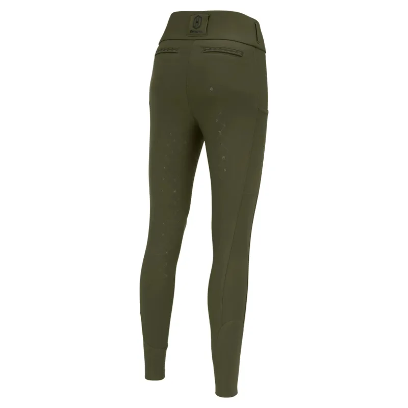 Eskadron Heritage Pro Full Grip Womens Riding Tights - Deep Moss Pre-Order-4