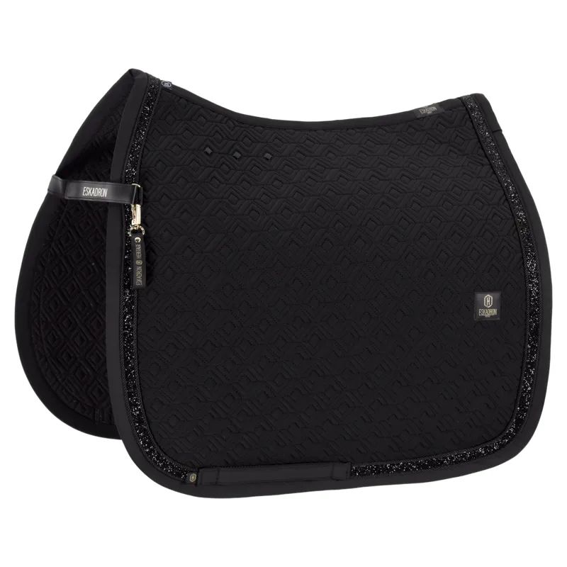 Eskadron Heritage ProSoft Jewel Dressage Saddlecloth - Black