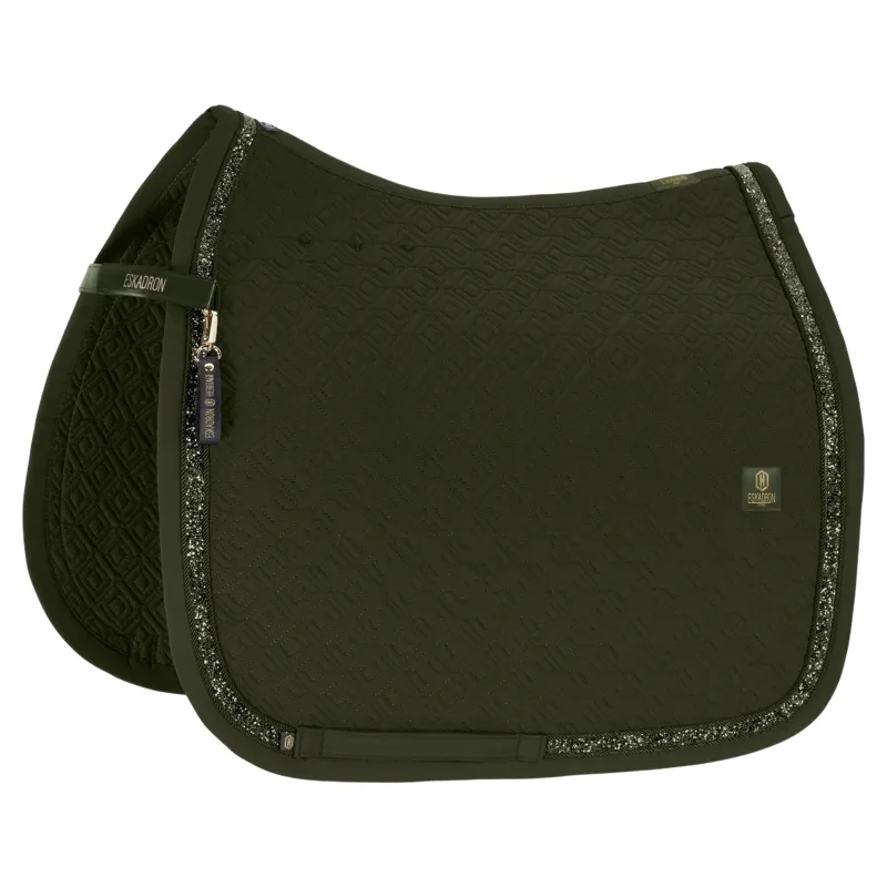 Eskadron Heritage ProSoft Jewel Dressage Saddlecloth - Deep Moss