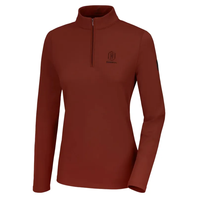Eskadron Heritage Womens Half-Zip Shirt - Merlot-2