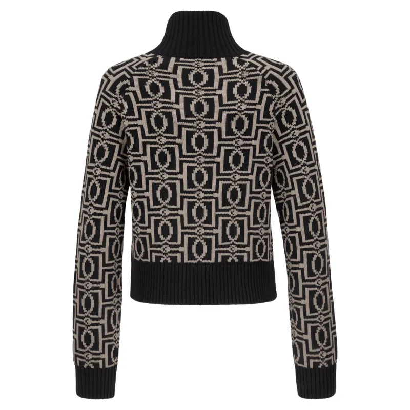 Eskadron Heritage Womens Knit-Zip Cardigan - Black-6